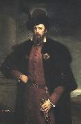 Leon Kaplinski Portrait of Jan Dzialynski. France oil painting artist